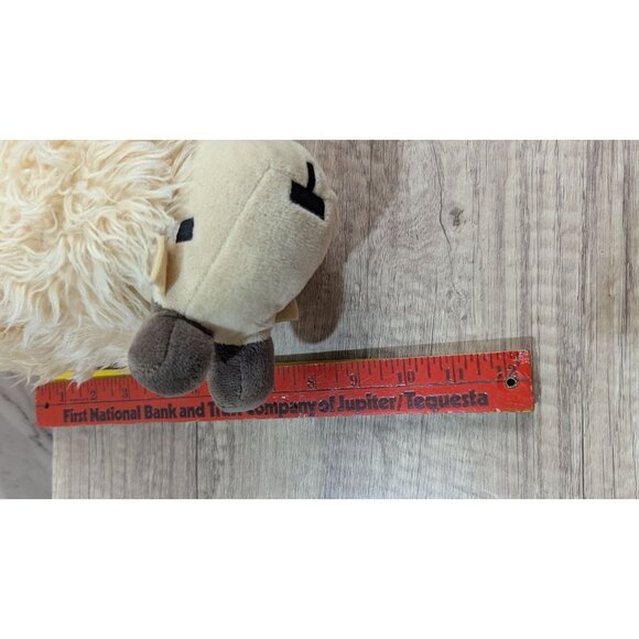 Mattel Minecraft Goat Plush Toy 9" Beige & Brown Stuffed Animal - Picture 5 of 11
